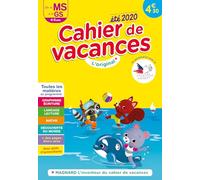 Cahier de Vacances Ete 2020 de la Ms a la Gs 4-5 Ans