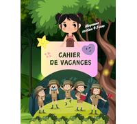 Cahier de vacances moyenne section 4-5 ans: Cahier pour les petits enfants de la maternelle (intérieur tout en couleur) GS vers CP, avec exercices ... maths, traçage et histoire d'école.