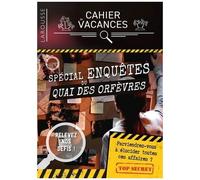 Cahier de vacances adultes, spécial Enquêtes du Quai des Orfèvres - Collectif - Larousse - broché - Livre-jeu