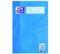 Cahier d'écolier Oxford "Touch" DIN A4 Lineature 28 bleu mer quadrillé 16 feuilles