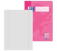 Cahier d'écolier Oxford "Touch" DIN A4 Lineature 28 rose quadrillé 16 feuilles