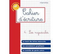 Cahier d'écriture - 4 - Les majuscules