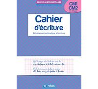 Cahier d'écriture CM1 / CM2