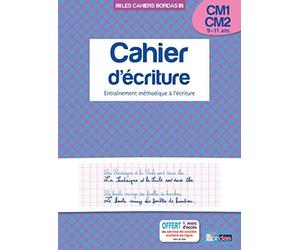 Cahier d'écriture CM1 / CM2 de Collectif (2014) Broché