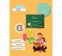 Cahier d'écriture cursive: Apprendre à écrire les lettres de l'alphabet majuscule et minuscule en cursive | sur le thème légumes et fruits | Tracer des formes | cahier d'activité d'écriture cp |