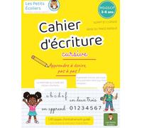 Cahier d'Écriture Cursive: Graphisme et écriture cursive pour la Maternelle (MS-GS) et le CP - Alphabet majuscule et minuscule, chiffres, mots et phrases à tracer - 140 pages