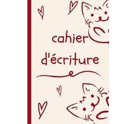 Cahier d'écriture DYS: lignes 4 couleurs | Petit Format | Intérieur Ligné Coloré rouge marron vert bleu | Spécial dysgraphie et troubles neurovisuels ... élémentaire CP CE1 CE2 CM1 CM2 | Cycle 2 et 3