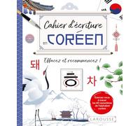 Collectif – Cahier d'écriture en coréen : Effacez et recommencez ! – Broché – Larousse
