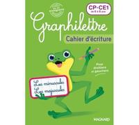 Cahier d'écriture - Graphilettre - CP-CE1 - Écriture cursive - Niveau CP et CE1