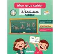 Cahier d'écriture - GS - Mon gros cahier d'écriture - GS-CP-CE1 - Idéal pour l'apprentissage - 80 pages