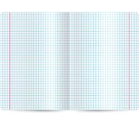 Cahier d'écriture Interdruk A5 quadrillé 32 feuilles 90g/m² BeBe Kids pastel