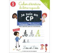 Cahier D'écriture : Les Lettres Majuscules - Pédagogie Montessori - Mieux Apprendre Grâce Aux Neurosciences