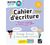 Cahier d'écriture Maître Lucas - CE1