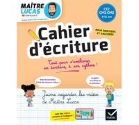 Cahier d'écriture Maître Lucas - CE2-CM1-CM2 - Maître Lucas - Hatier - broché - Scolaire / Universitaire