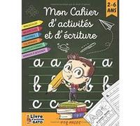 Cahier d'écriture Maternelles & CP - Apprendre lettres et chiffres - 106 pages - Format A4