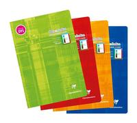 Cahier d'écriture piqué spécial Dys A4 48 pages cadre et lignes 4 couleurs Interligne 5 mm - Assortis