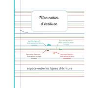 Cahier d'ECRITURE pour ENFANTS DYS avec réglure COULEUR (Ciel- Herbe- Terre- Feu): Adapté pour l'APPRENTISSAGE et les élèves souffrant de handicap| ... DYSGRAPHIE, HYPOTONIE MUSCULAIRE,...