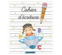Cahier d'écriture pour garçons: Livre pour s'entrainer à écrire ou améliorer son écriture. 100 pages. Grand format