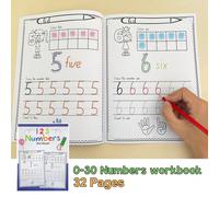 Cahier d'écriture pour les enfants de 3 à 5 ans: Pratique du traçage de l'alphabet et des chiffres avec des lignes | Activités d'apprentissage pour la maternelle et la grande section | Développement d
