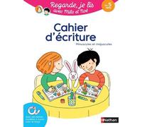 Cahier d'écriture - Regarde je lis ! - Eric Battut - Nathan - relié - Scolaire / Universitaire