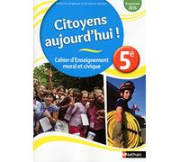 Cahier d'enseignement moral et civique 5e