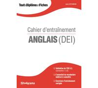 Cahier d'entraînement anglais Validation UE 6.2 semestre 1 à 6 - Lynne Hutchinson - Studyrama Eds - broché - Scolaire / Universitaire