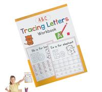 Cahier d'entraînement d'écriture de lettres pour , apprentissage préscolaire, développement éducatif pour garçons et filles avec 28 pages, 28,2 x 20,8 cm