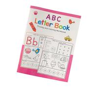 Cahier d'entraînement d'écriture de lettres pour , apprentissage préscolaire, développement éducatif pour garçons et filles avec 28 pages, 28,2 x 20,8 cm