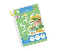 Cahier d'entraînement pour enfant avec stylo pour enfants - Cartes d'entraînement pour améliorer la coordination œil-main et les compétences d'écriture - Cartes à stylo pour enfants - Livre de