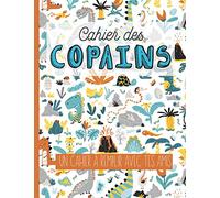 Cahier des copains carnet souvenir à remplir avec tes amis: Carnet secret | Journal à compléter garçon | Format 21X27 cm | 43p