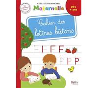 Cahier des lettres bâtons dès 4 ans