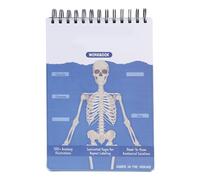 Cahier d'étiquettes d'anatomie et de physiologie, outils d'étude de physiologie, livre d'anatomie humaine créative pour étudiants, médecins, infirmières