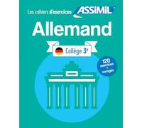 Cahier d'Exercices Allemand Collège | Niveau 3ème | Assimil