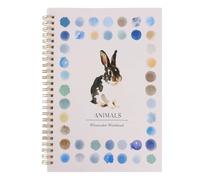 Cahier d'exercices aquarelle pour débutant - Livre de peinture avec instructions étape par étape, idéal pour l'apprentissage autonome, pour artistes et amateurs(lapin)
