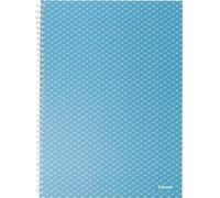 Cahier d'exercices Colour'Breeze A4 à carreaux 80 feuilles bleu