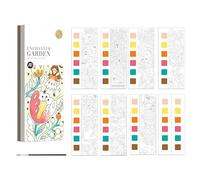 Cahier D'exercices D'aquarelle - Cahier D'exercices D'aquarelle Pour Les Âgés De 4 À 8 Ans, Livre De Peinture De Poche Pour Les Tout-petits | Tapis D'activités Artistiques Éducatives Pour