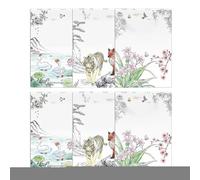 Cahier d'exercices d'aquarelle, guide de gribouillage | Carnet de motifs esthétiques chinois de peinture au pinceau - pour , adultes, garçons, filles, artistes, adolescents, débutants, voyages