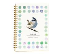 Cahier d'exercices d'aquarelle prismatique pour enfants et adultes avec kit de peinture avec aquarelles et pinceaux, carnet de croquis à spirales, pages à thème à spirales adaptées aux débutants