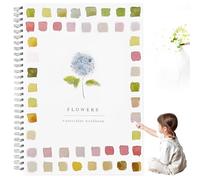 Cahier D'exercices D'aquarelle,Watercolor Workbook,Kit D'apprentissage Artistique,Livres D'aquarelle Adaptés Aux Débutants,Cahiers D'aquarelle pour Débutants,pour Enfants Adolescents Adultes