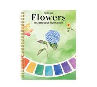 Cahier D'exercices D'aquarelle,Watercolor Workbook,Kit D'apprentissage Artistique,Livres D'aquarelle Adaptés Aux Débutants,pour Adultes et Enfants(B,1)