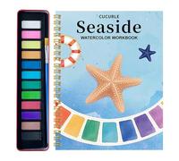 Cahier D'exercices D'aquarelle,Watercolor Workbook,Kit D'apprentissage Artistique,Livres D'aquarelle Adaptés Aux Débutants,pour Adultes et Enfants(C,2)