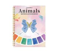 Cahier D'exercices D'aquarelle,Watercolor Workbook,Kit D'apprentissage Artistique,Livres D'aquarelle Adaptés Aux Débutants,pour Adultes et Enfants(D,1)