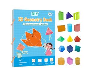Cahier d'exercices de géométrie 3D - Développeur de forme de cordon tissé, entraîneur de pensée spatiale, manuel d'activités MAaTH | Outil éducatif à la géométrie créative pour les apprenants de 5 à