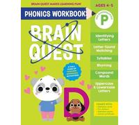 Cahier d'exercices de phonétique Brain Quest : Pré-maternelle