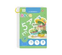 Cahier d'exercices de traçage magique pour enfants - Stylo de contrôle - Réutilisable - Pour l'apprentissage à la maison - Écriture, dessin, livres d'images éducatifs - Cahier de traçage magique