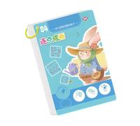 Cahier d'exercices de traçage pour enfants - Carnet d'exercices de calligraphie réutilisable - Cartes d'entraînement pour le traçage magique - Pour salle de classe