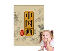Cahier d'exercices d'écriture chinois, livre de calligraphie traditionnel, fournitures de dessin pour l'auto-amélioration et l'apprentissage traditionnel