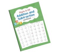 Cahier d'exercices d'opérations d'addition et de soustraction 21 feuilles pour étudiants d'âge préscolaire