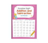 Cahier d'exercices d'opérations mathématiques avec 21 feuilles d'exercices d'addition et de soustraction pour enfants d'âge préscolaire