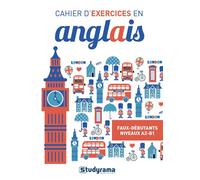 Cahier d'exercices en anglais Faux débutants (niveaux A2-B1) - Collectif - Studyrama Eds - broché - Méthode de langue
